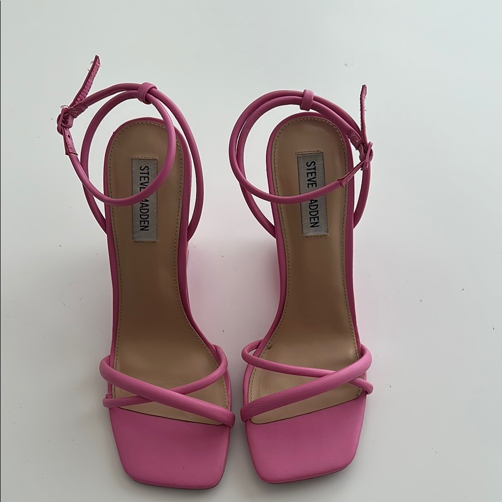 Steve Madden Pink Strappy Sandals